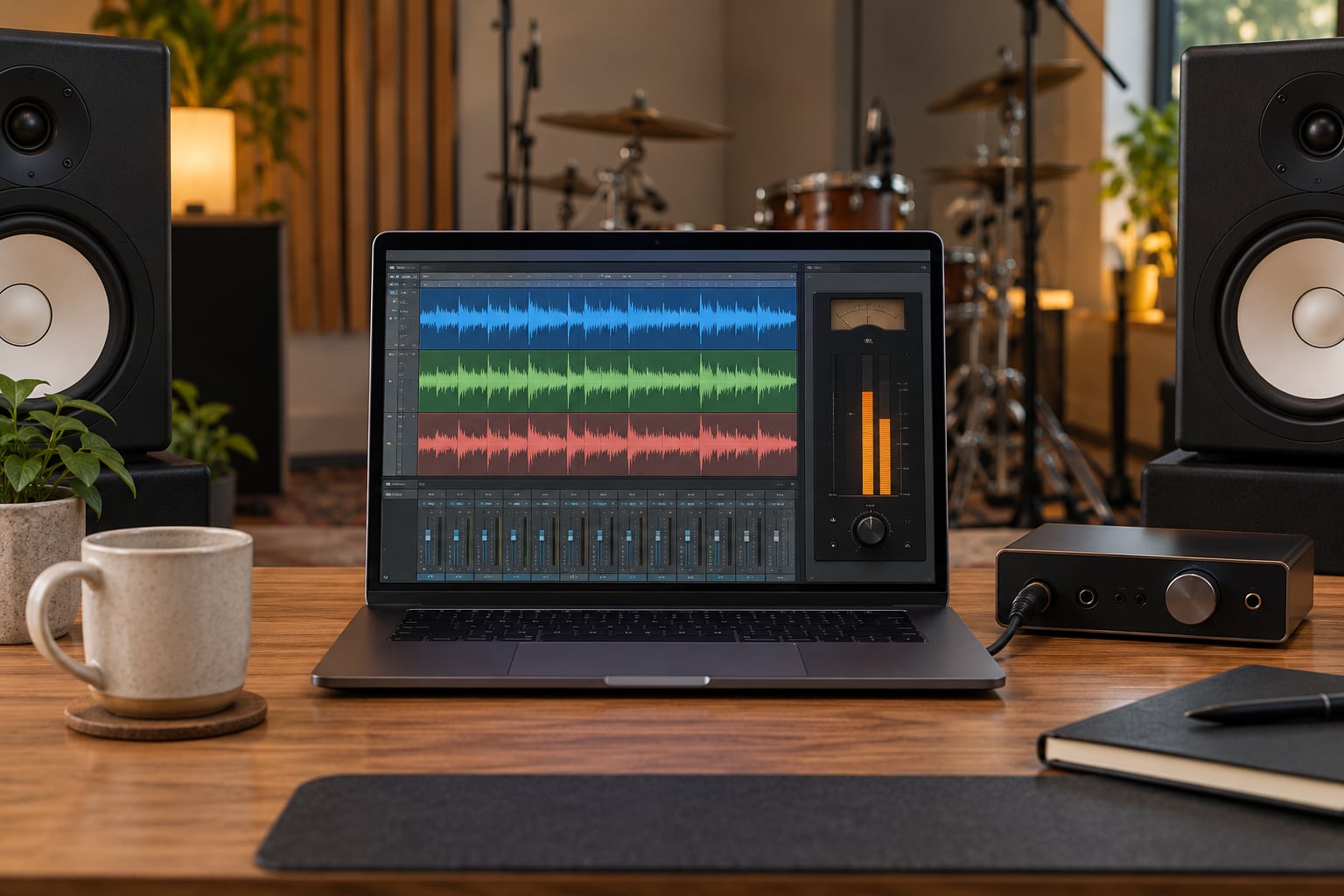 how to use parallel compression on drums