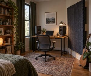 how to treat a bedroom studio on a budget