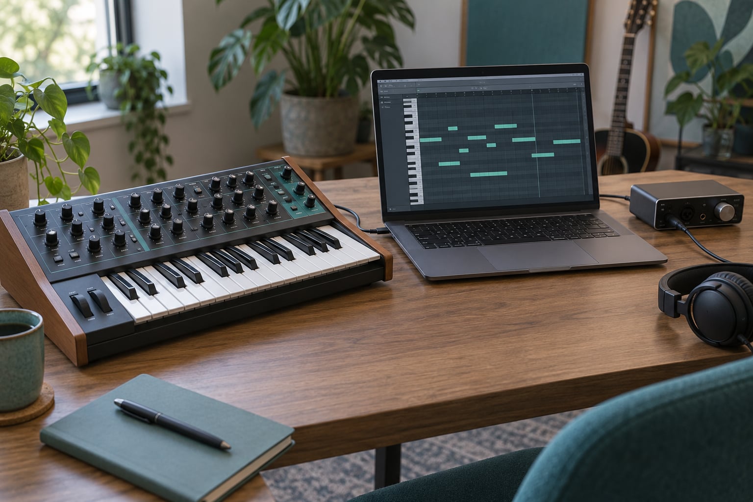 how to record midi from a hardware synth