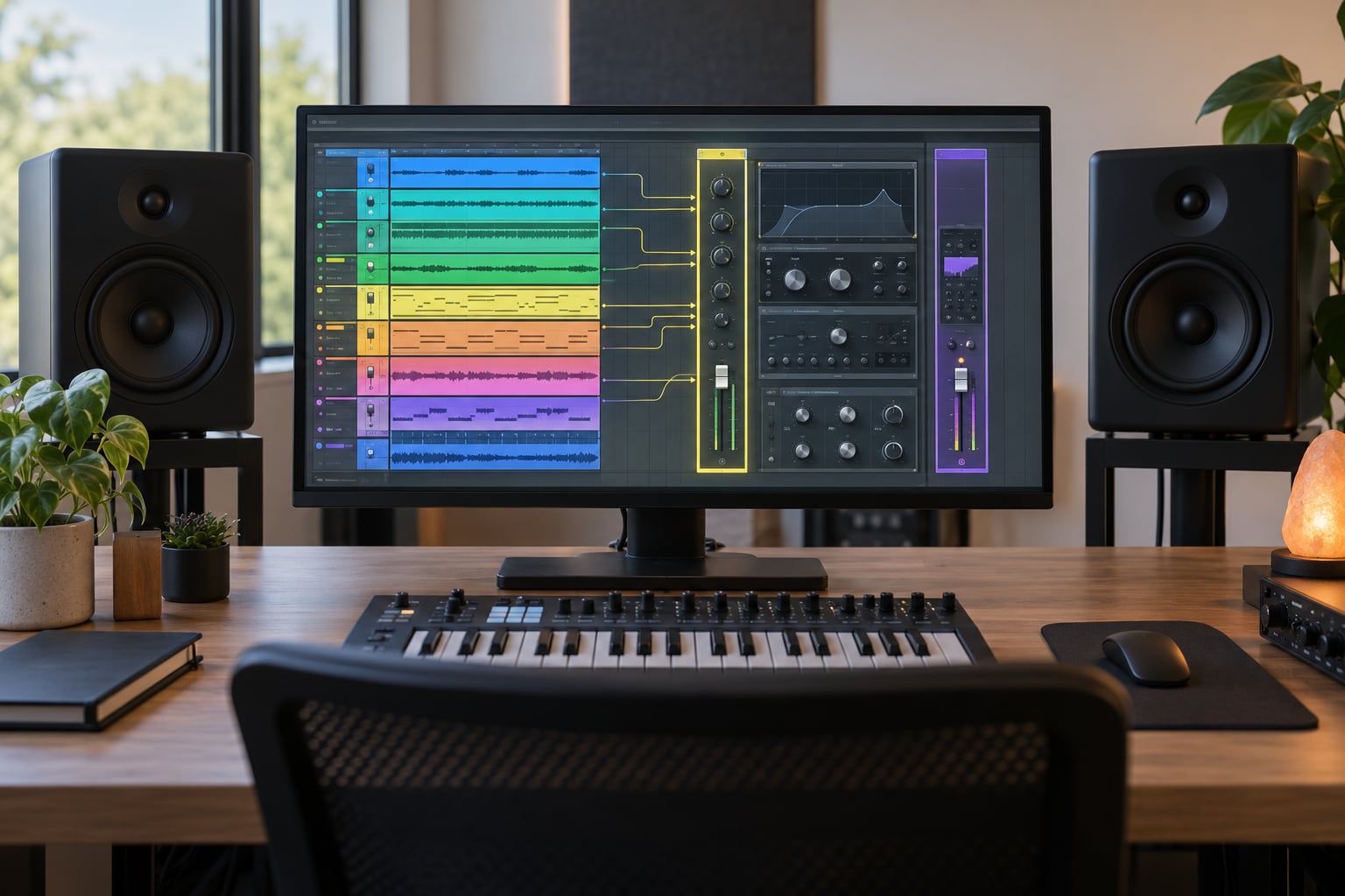 how to set up a mix bus chain