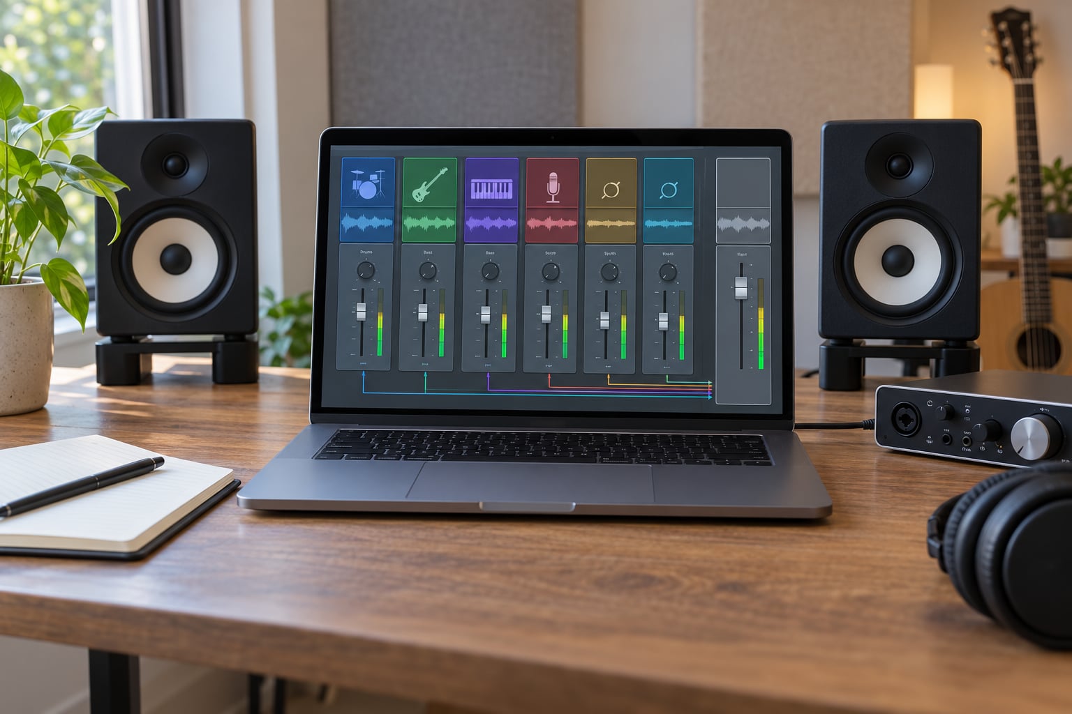 how to build a mixing template in ableton live