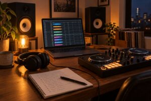how to plan a dj set from your own productions