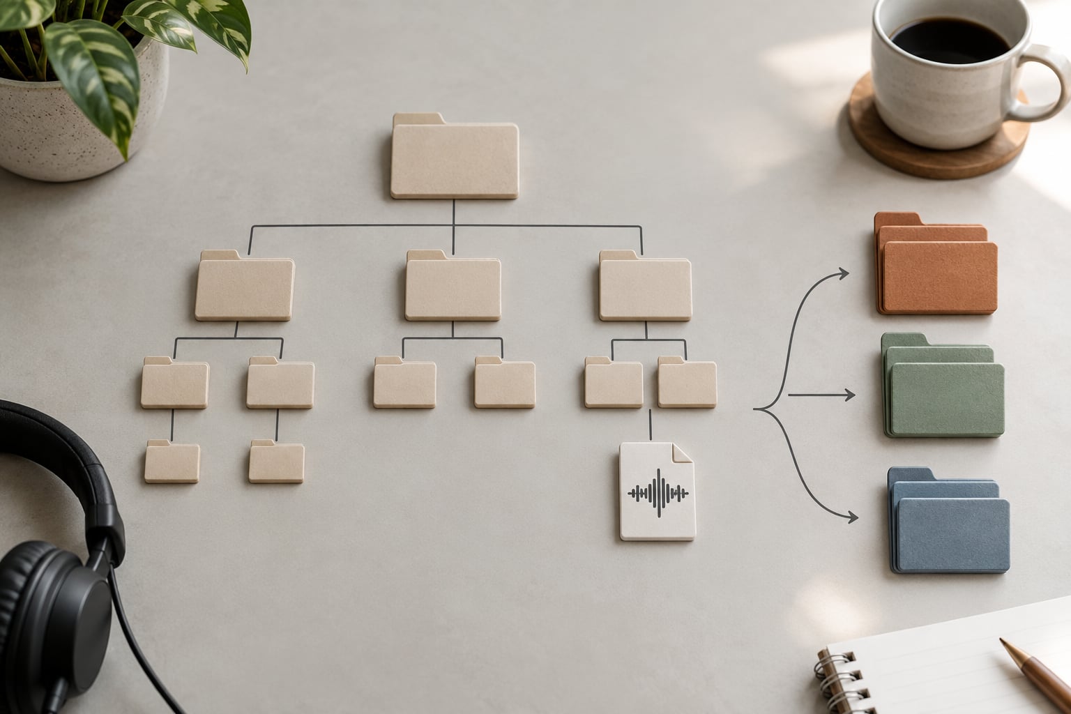how to organize your sample library
