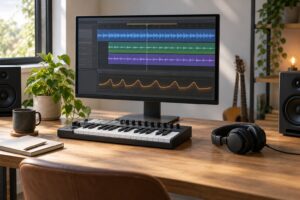how to time stretch a loop without artifacts