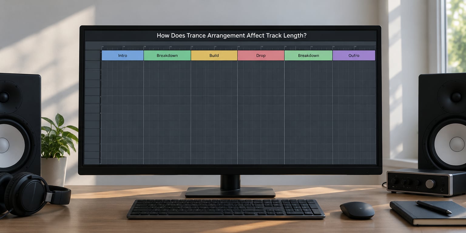 How Does Trance Arrangement Affect Track Length?