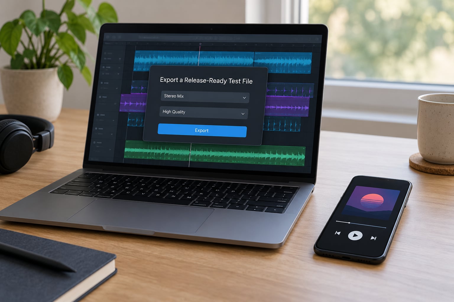 Export a Release-Ready Test File