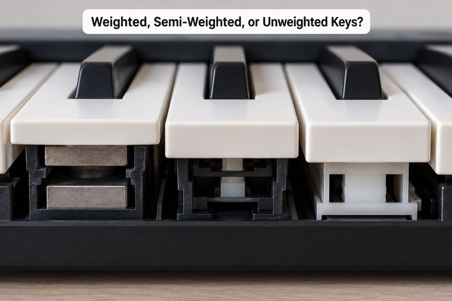 Weighted, Semi-Weighted, or Unweighted Keys?
