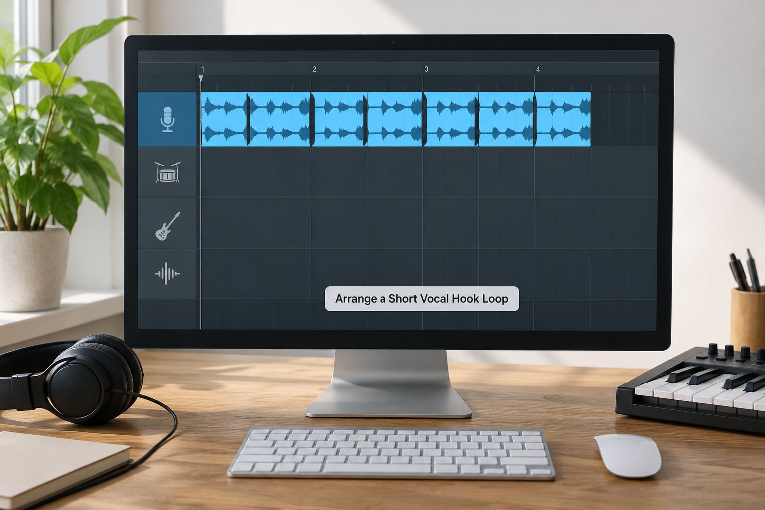 Arrange a Short Vocal Hook Loop