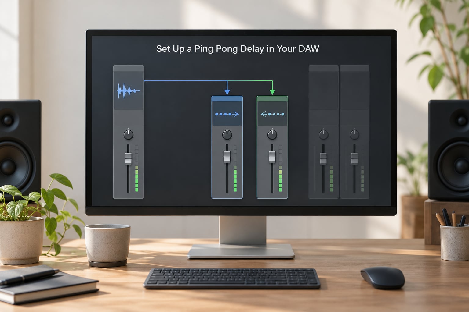 Set Up a Ping Pong Delay in Your DAW