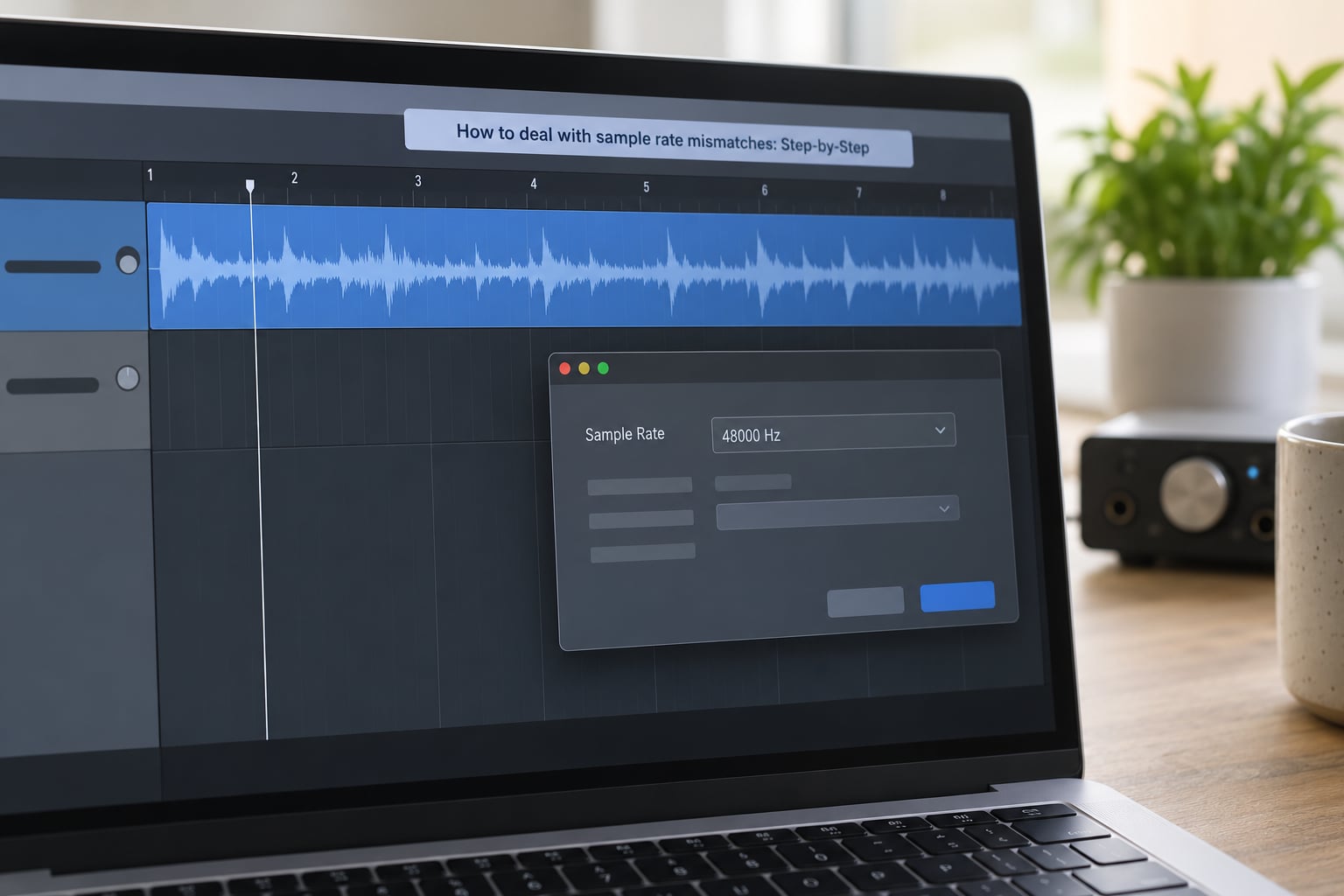 How to deal with sample rate mismatches: Step-by-Step