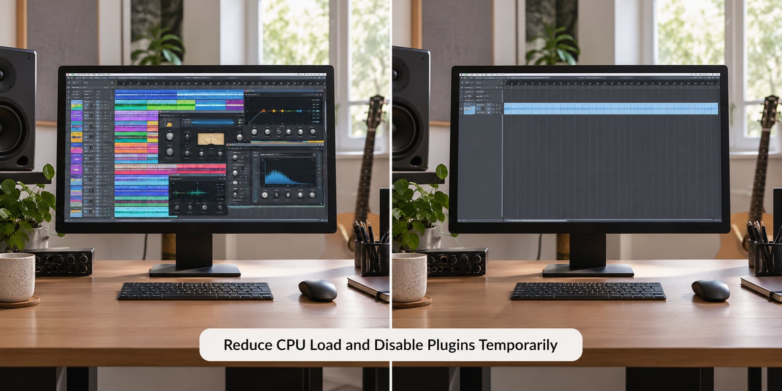 Reduce CPU Load and Disable Plugins Temporarily