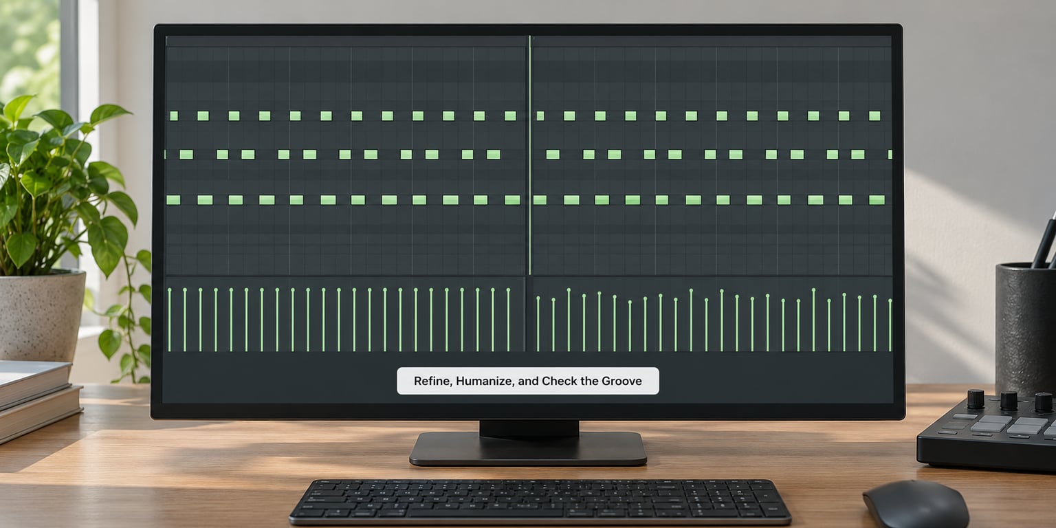 Refine, Humanize, and Check the Groove