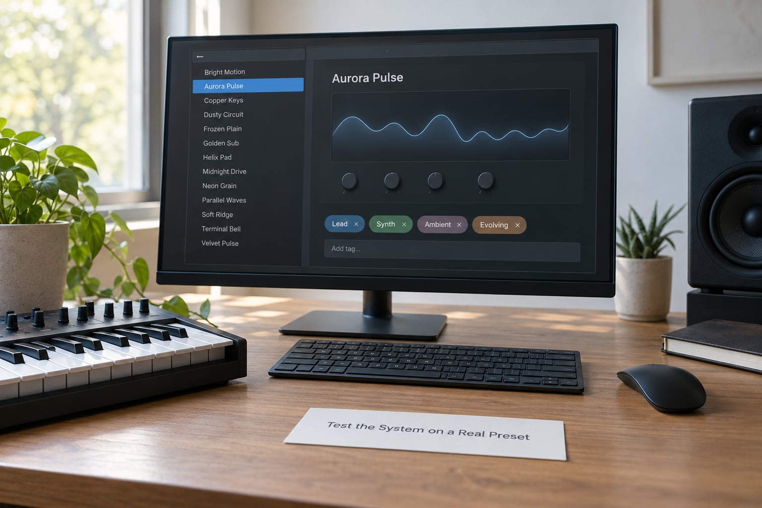 Test the System on a Real Preset