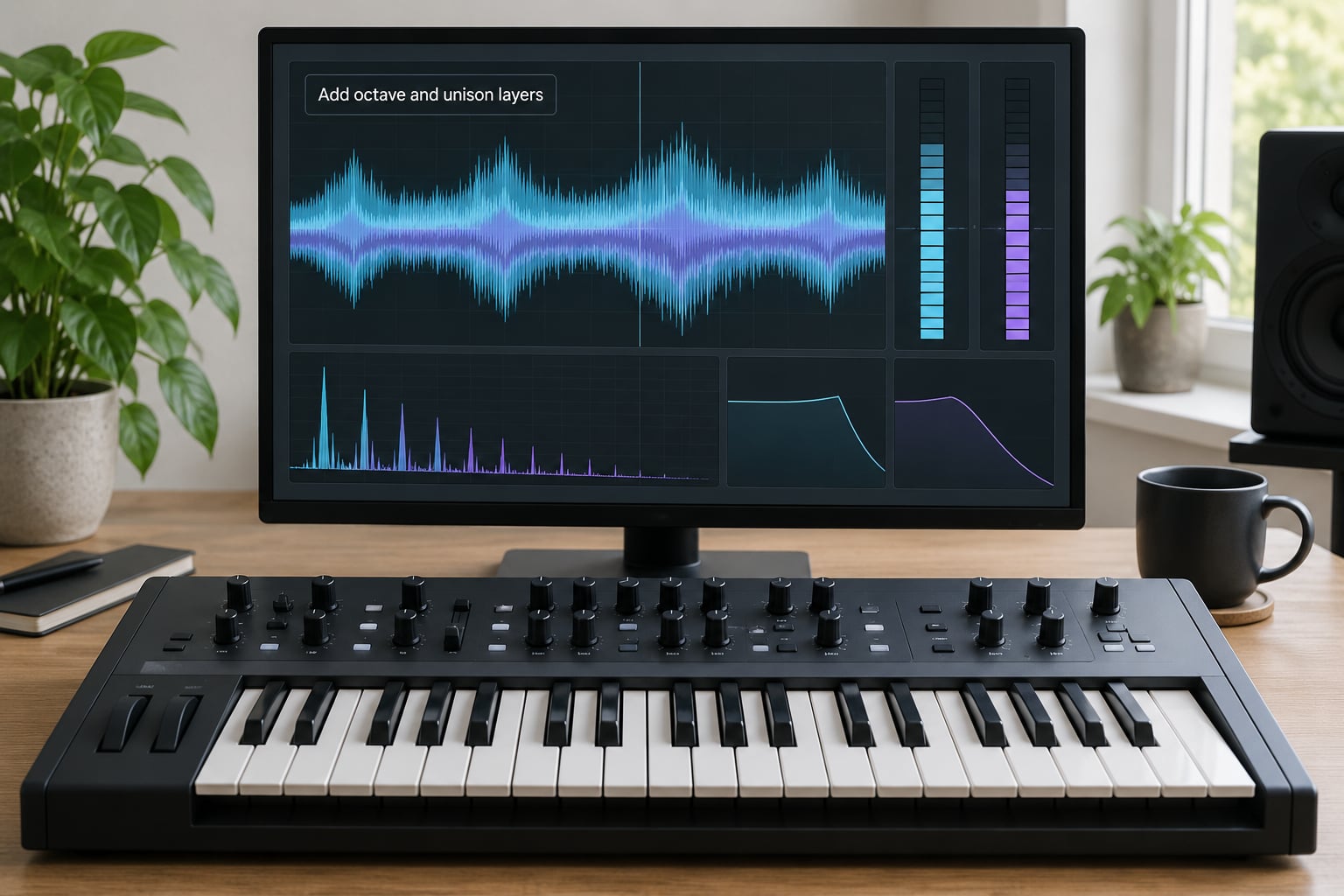 Add octave and unison layers