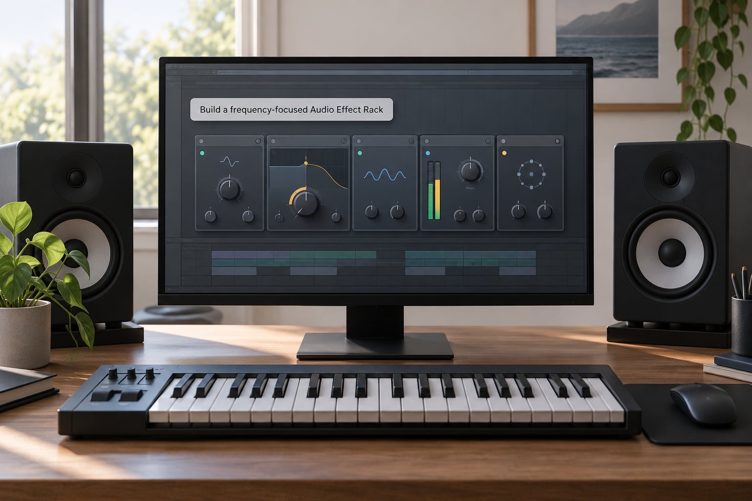 Build a frequency-focused Audio Effect Rack