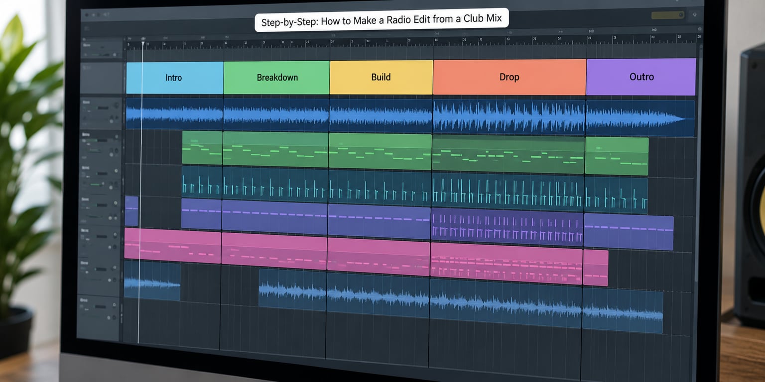 Step-by-Step: How to Make a Radio Edit from a Club Mix