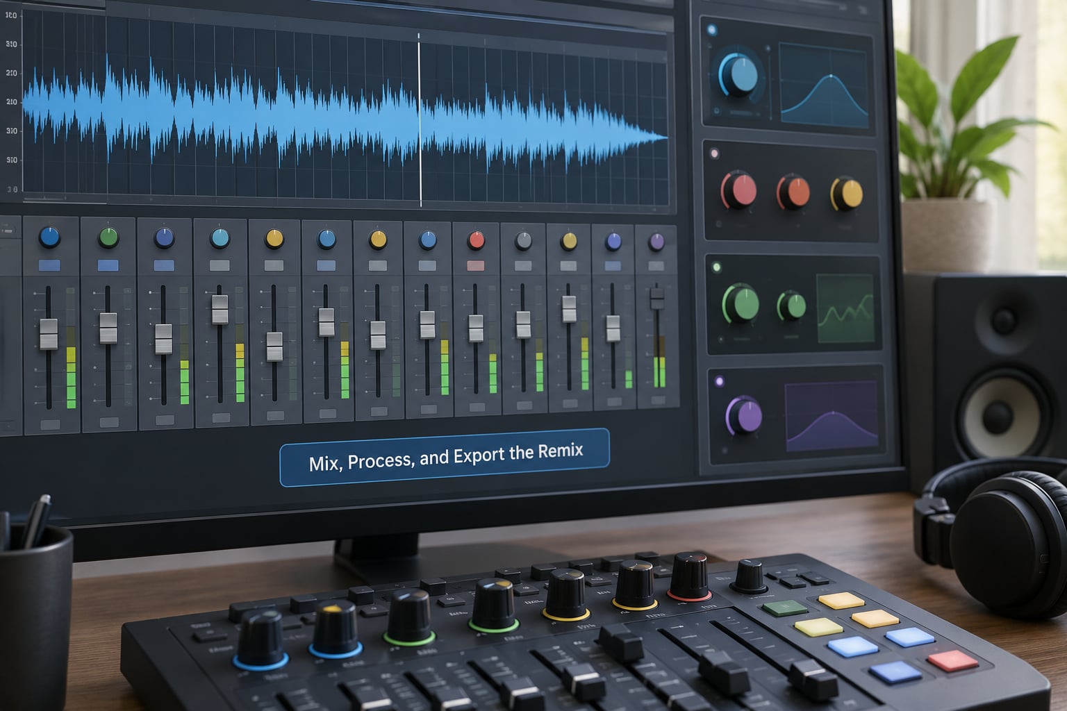 Mix, Process, and Export the Remix