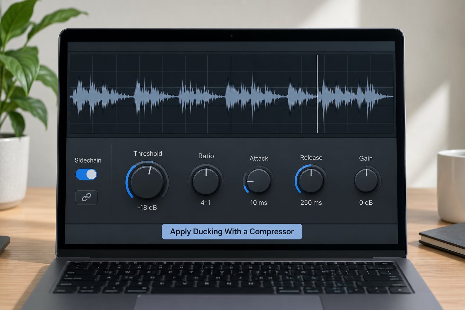 Apply Ducking With a Compressor