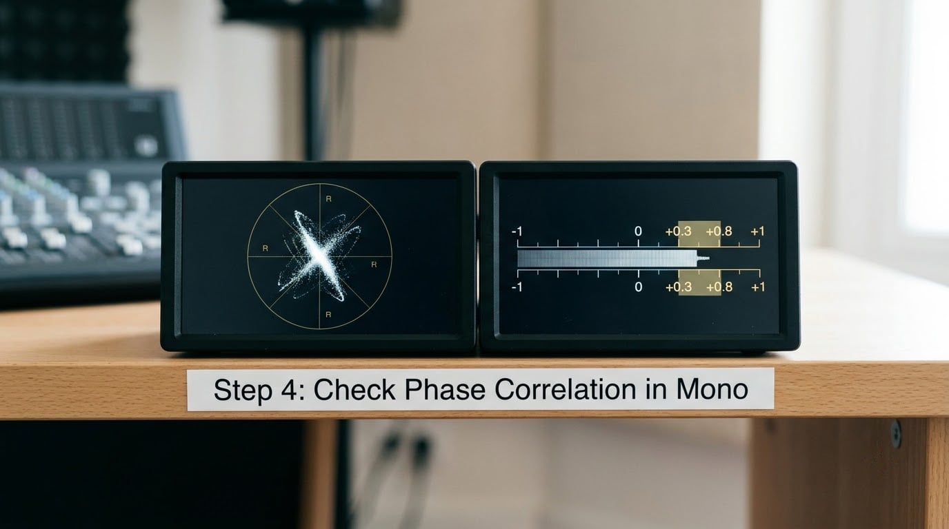 Step 4: Check Phase Correlation in Mono
