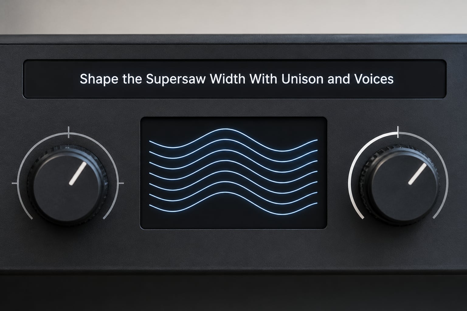 Shape the Supersaw Width With Unison and Voices