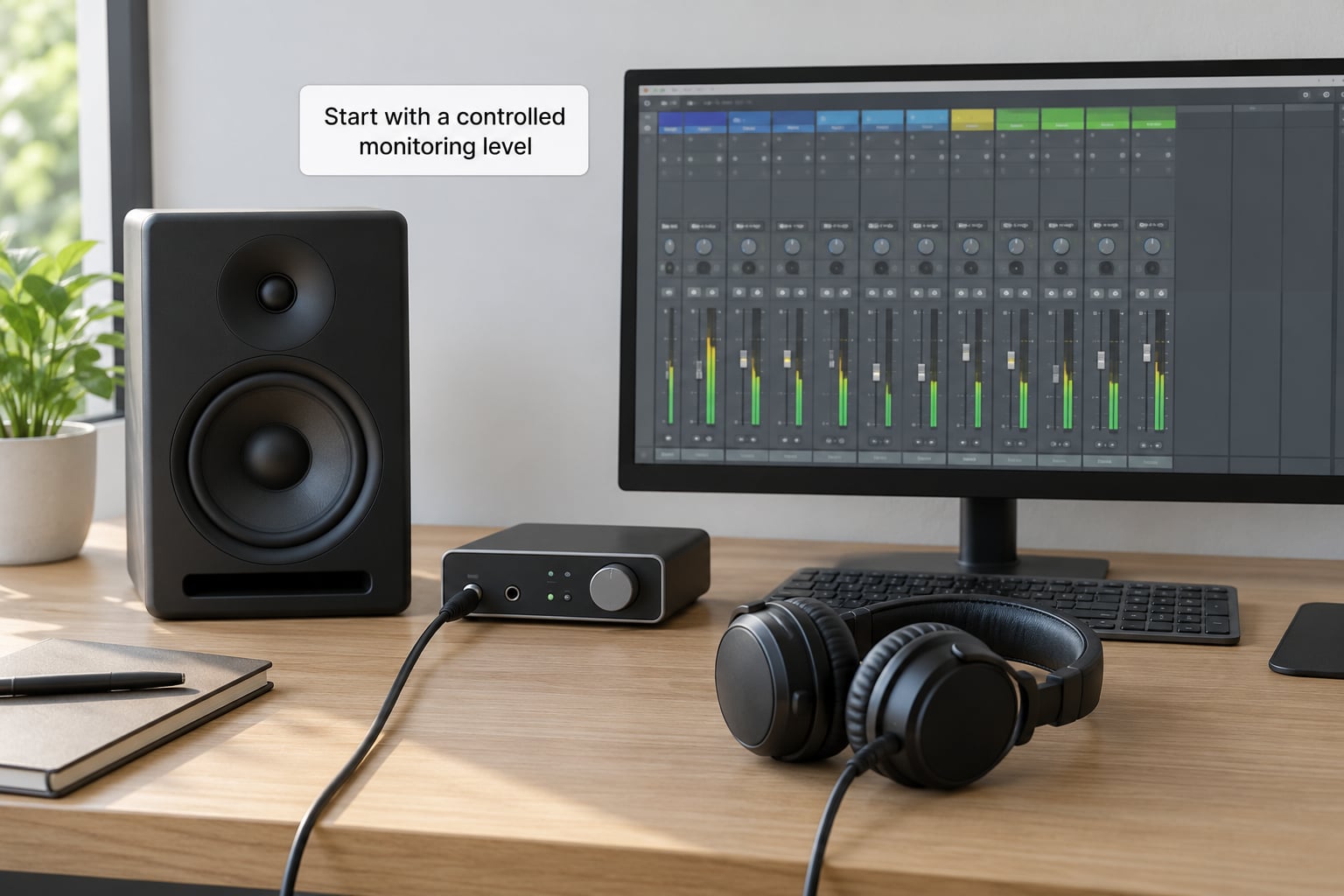 Start with a controlled monitoring level