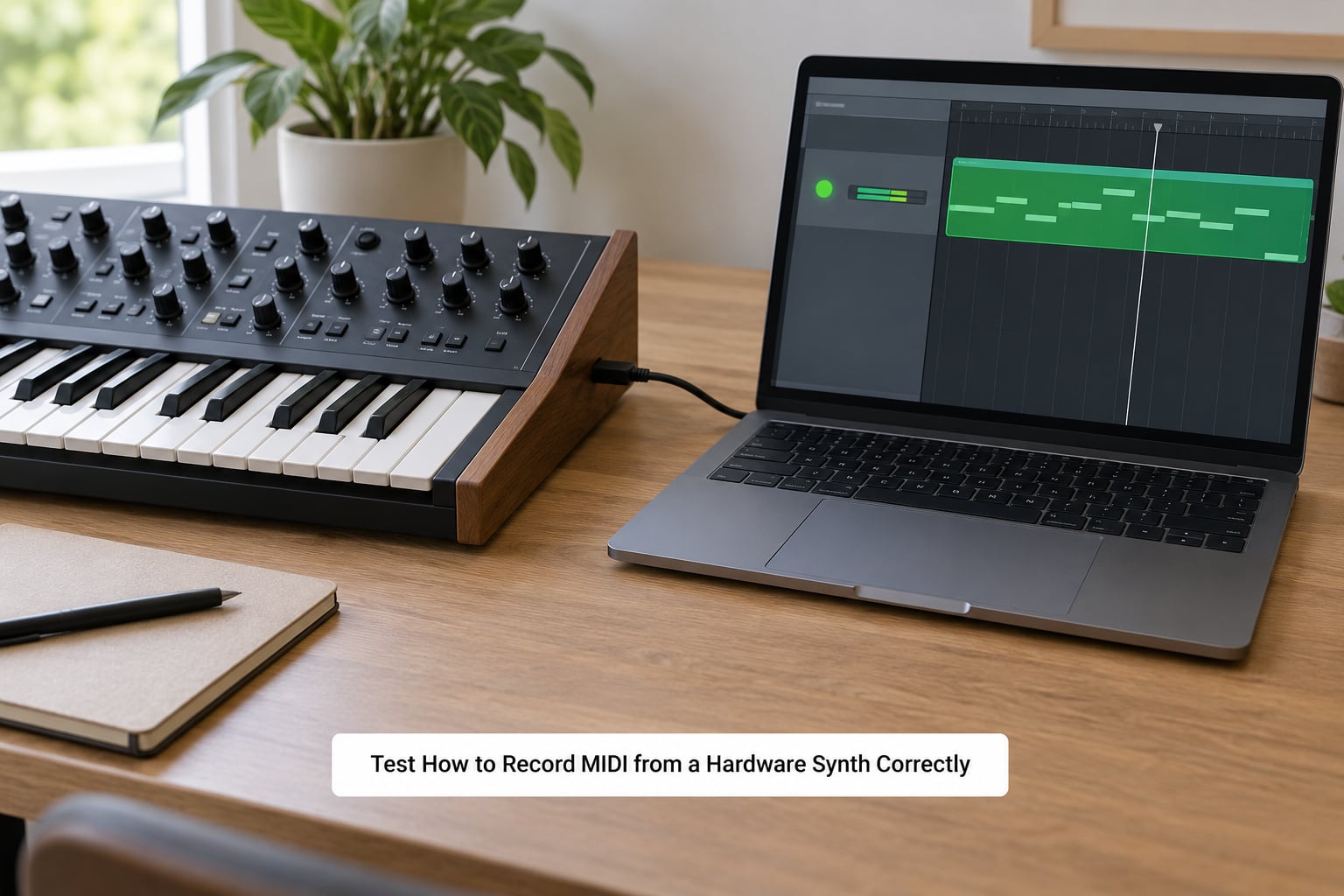 Test How to Record MIDI from a Hardware Synth Correctly