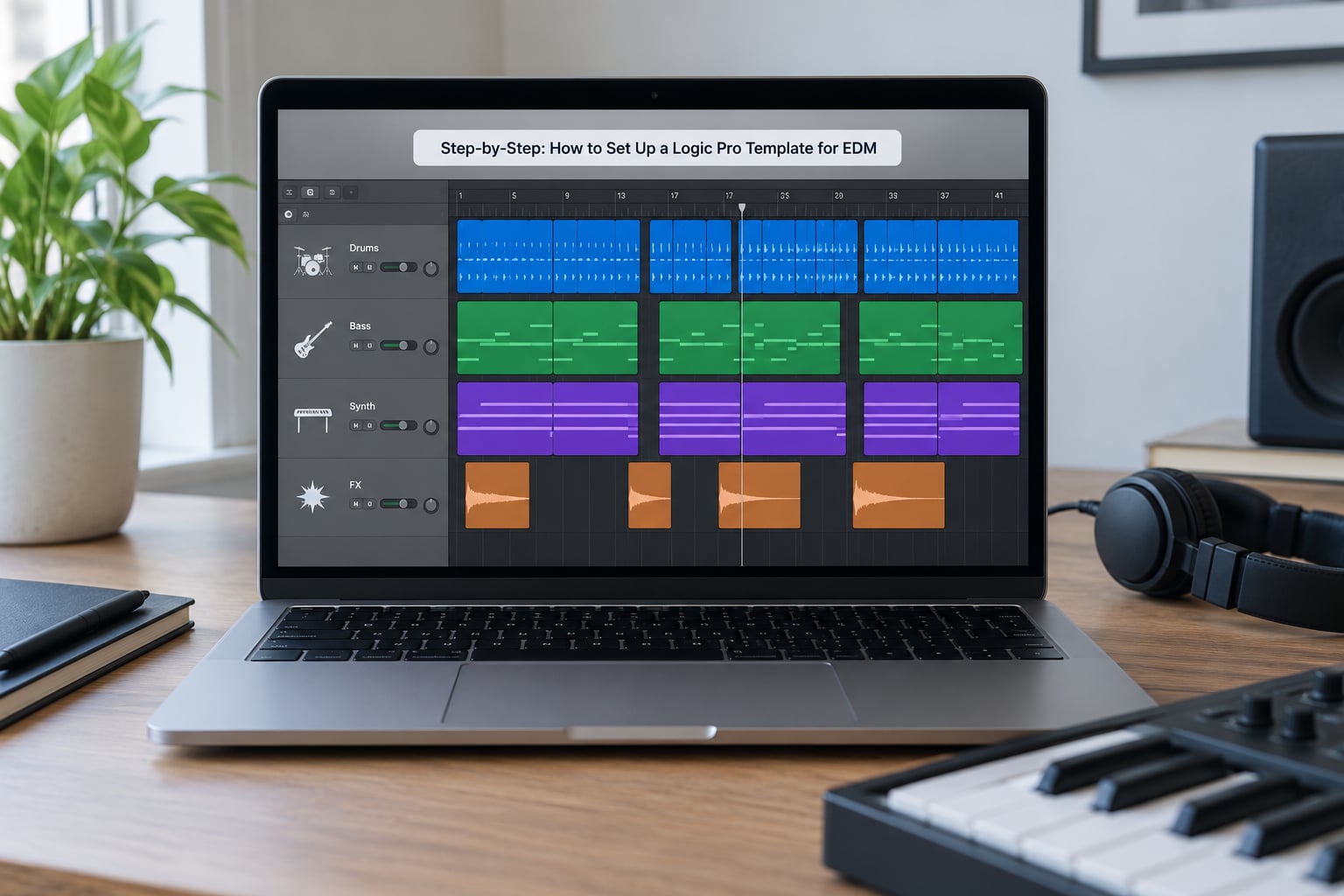 Step-by-Step: How to Set Up a Logic Pro Template for EDM
