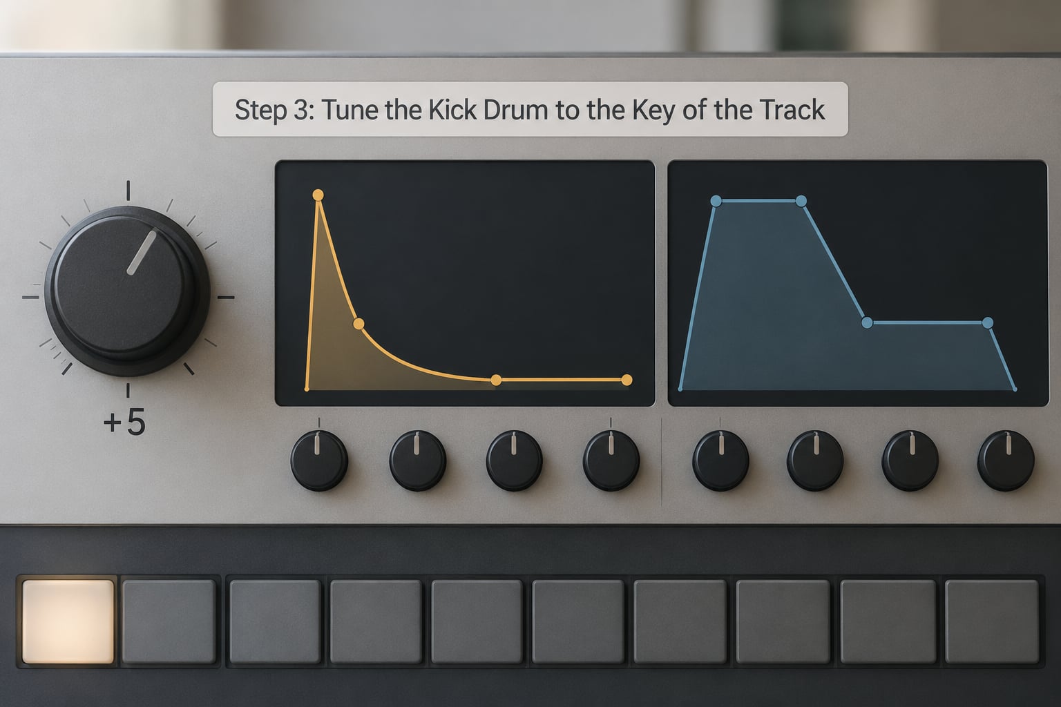 Step 3: Tune the Kick Drum to the Key of the Track