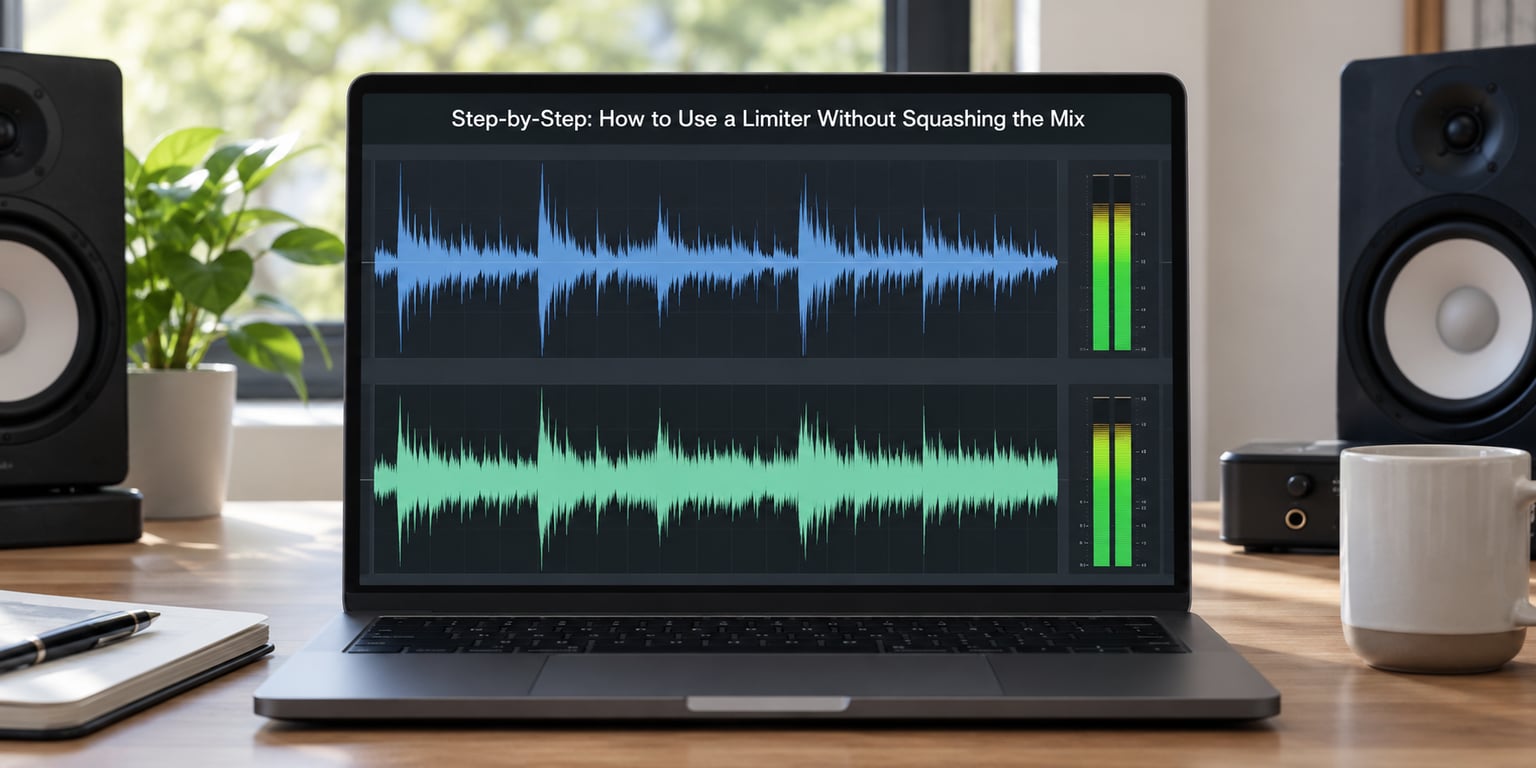 Step-by-Step: How to Use a Limiter Without Squashing the Mix