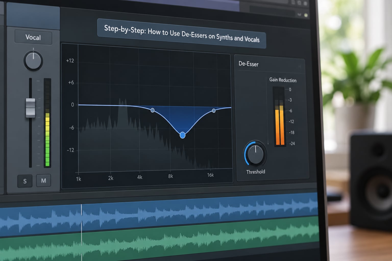 Step-by-Step: How to Use De-Essers on Synths and Vocals