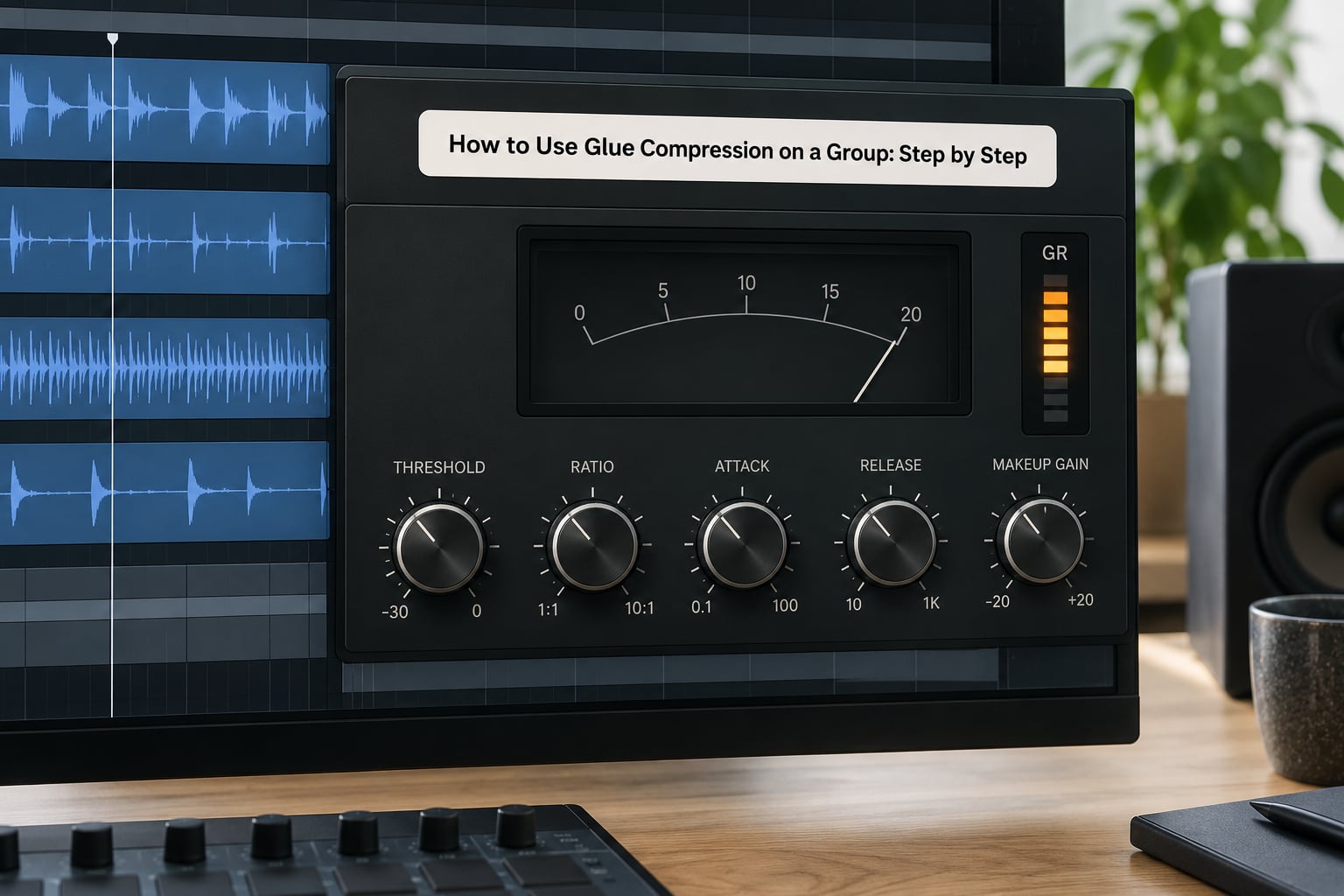 How to Use Glue Compression on a Group: Step by Step