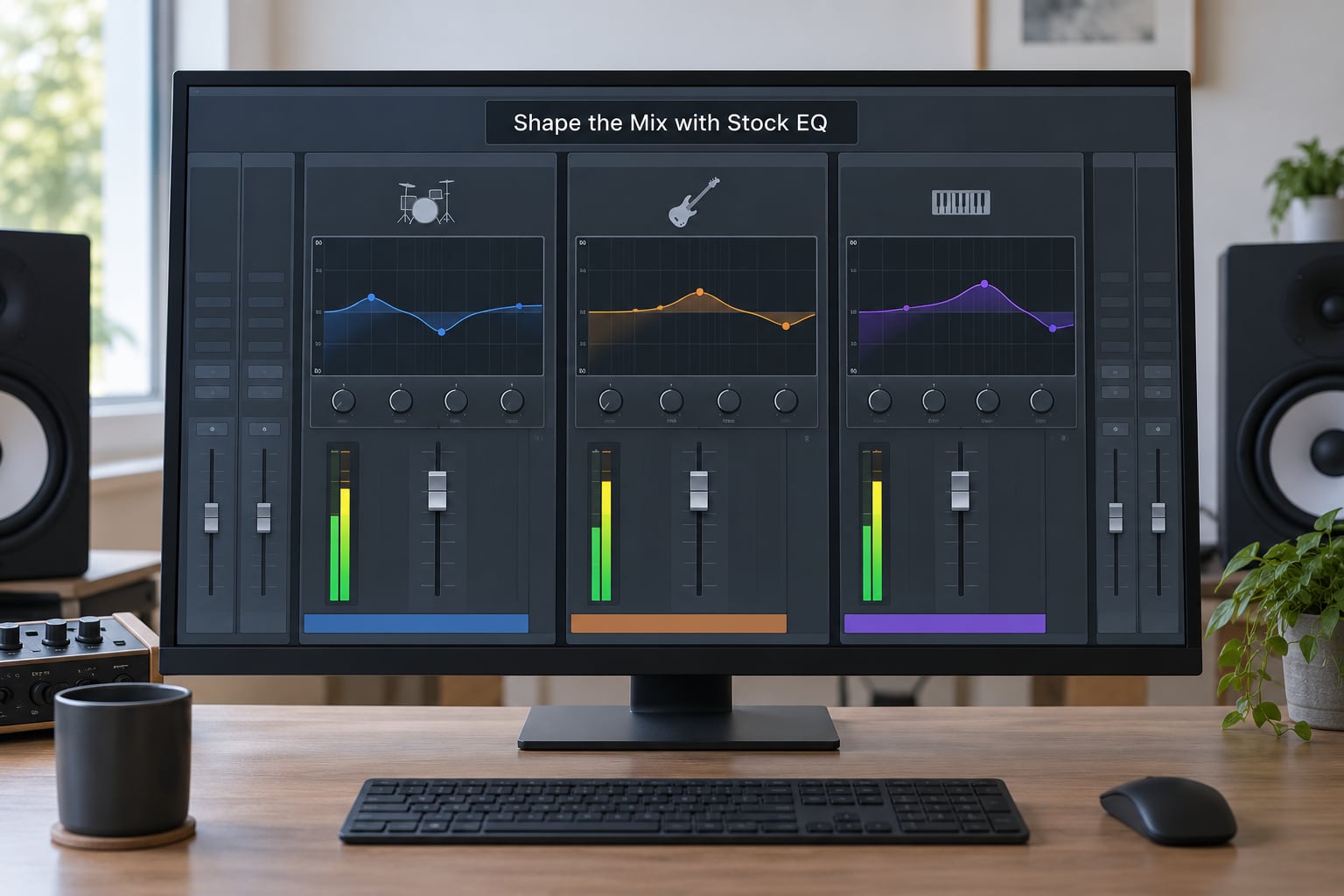 Shape the Mix with Stock EQ