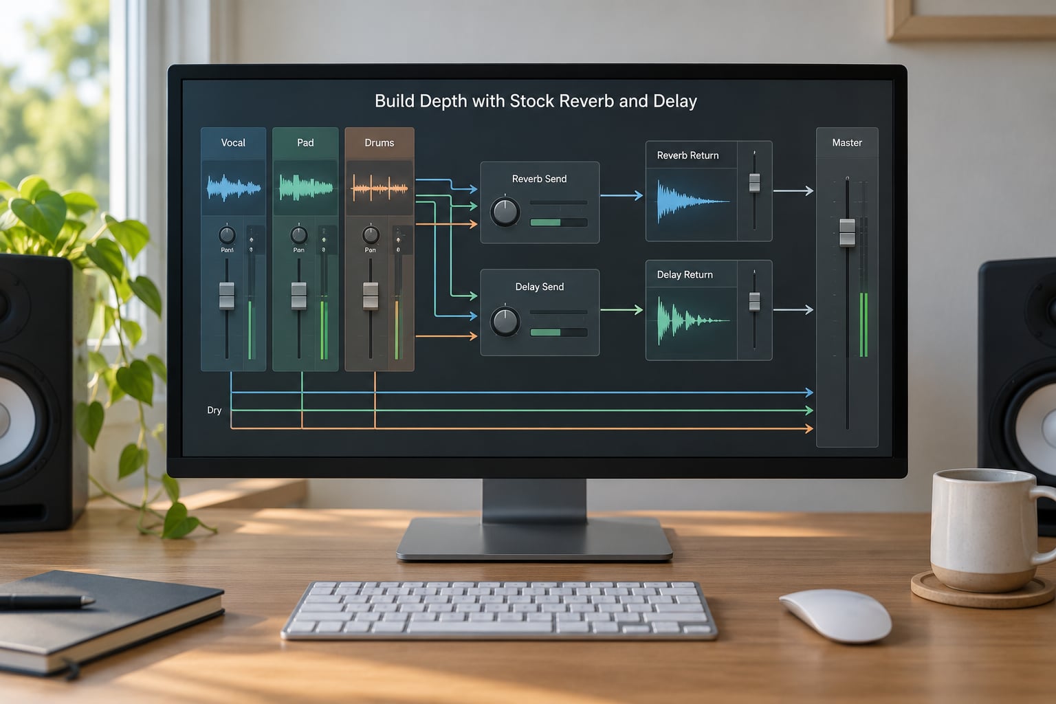 Build Depth with Stock Reverb and Delay