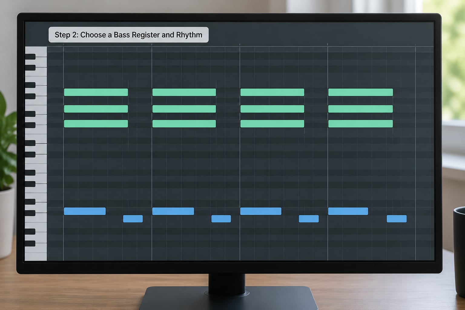 Step 2: Choose a Bass Register and Rhythm
